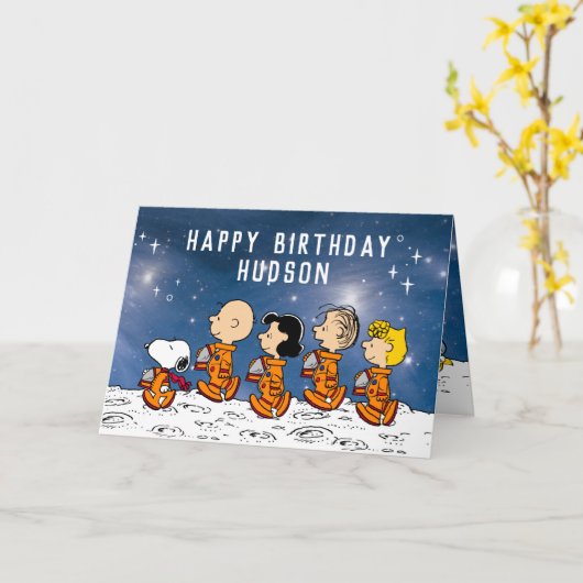 pinda's | Ruimtevaart Kaart (Gele Bloem)