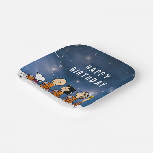 pinda's | Ruimtevaart Papieren Bordje (Gebogen)