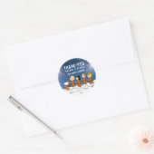 pinda's | Ruimtevaart Ronde Sticker (Envelop)