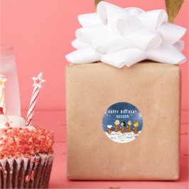 pinda's | Ruimtevaart Ronde Sticker