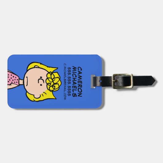 pinda's | Sally Brown Bagagelabel (Voorkant horizontaal)