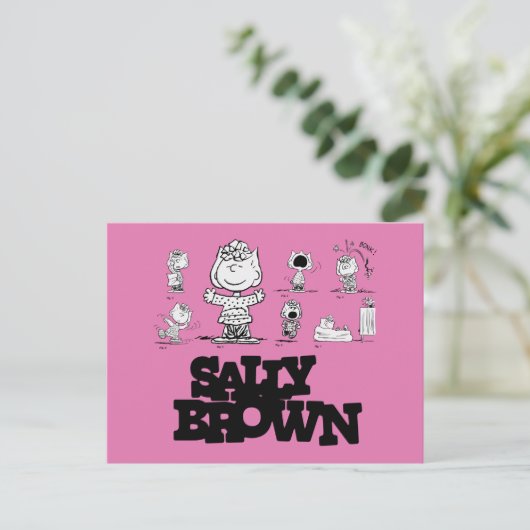 pinda's | Sally Brown Briefkaart (Staand voorkant)