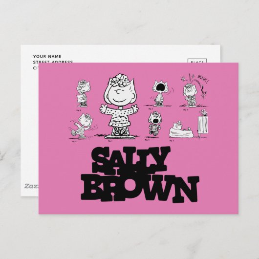 pinda's | Sally Brown Briefkaart (Voorkant / Achterkant)