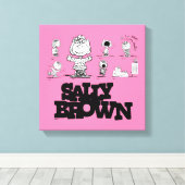 pinda's | Sally Brown Canvas Afdruk (Insitu (Houten vloer))