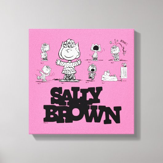 pinda's | Sally Brown Canvas Afdruk (Voorkant)