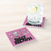 pinda's | Sally Brown Glazen Onderzetter (Schuin)