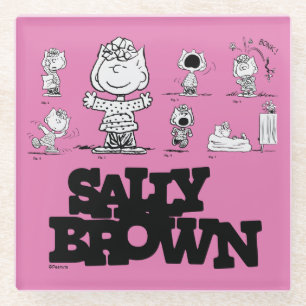 pinda's   Sally Brown Glazen Onderzetter