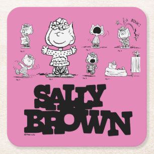 pinda's   Sally Brown Kartonnen Onderzetters