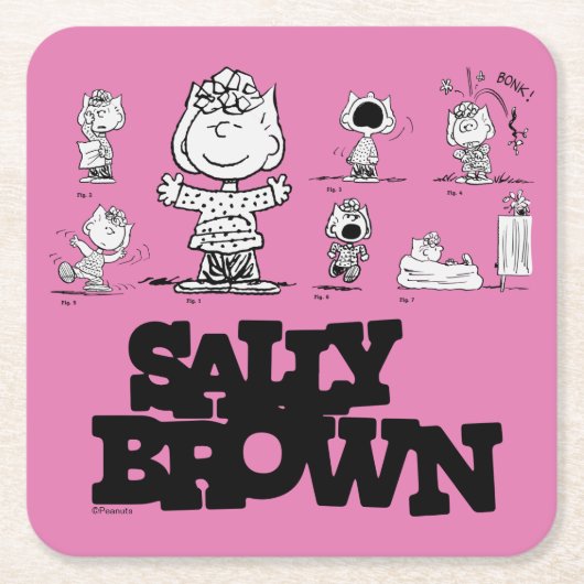 pinda's | Sally Brown Kartonnen Onderzetters (Voorkant)