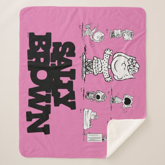 pinda's | Sally Brown Sherpa Deken (Voorkant)