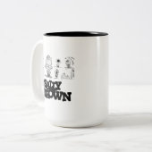 pinda's | Sally Brown Tweekleurige Koffiemok (Voorkant links)