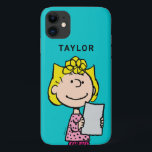 pinda's | Sally Case-Mate iPhone Case<br><div class="desc">Sally is de liefdevolle jongere zus van Charlie Brown. Bekijk dit leuke Peanuts-ontwerp met Sally die een boekrapport geeft.</div>