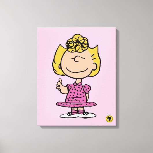 pinda's | Sally Super Smile Canvas Afdruk (Voorkant)