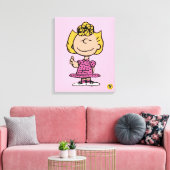 pinda's | Sally Super Smile Canvas Afdruk (Insitu (Woonkamer))