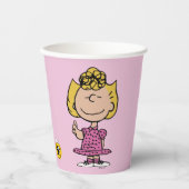 pinda's | Sally Super Smile Papieren Bekers (Voorkant)