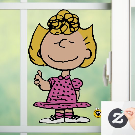 pinda's | Sally Super Smile Raamsticker (Huis)