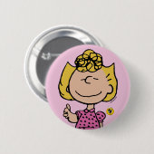 pinda's | Sally Super Smile Ronde Button 5,7 Cm (Voorkant /achterkant)
