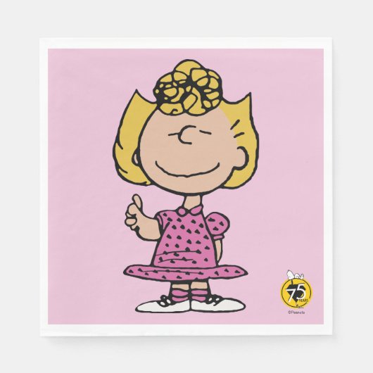 pinda's | Sally Super Smile Servet (Voorkant)