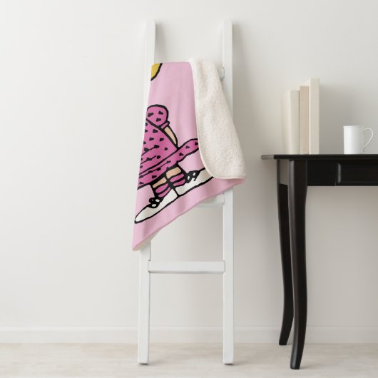 pinda's | Sally Super Smile Sherpa Deken (In situ)