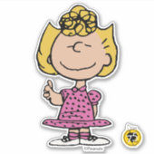 pinda's | Sally Super Smile Sticker (Voorkant)