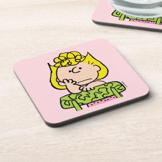 pinda's | Sally Thinking Bier Onderzetter (Linkerzijde)