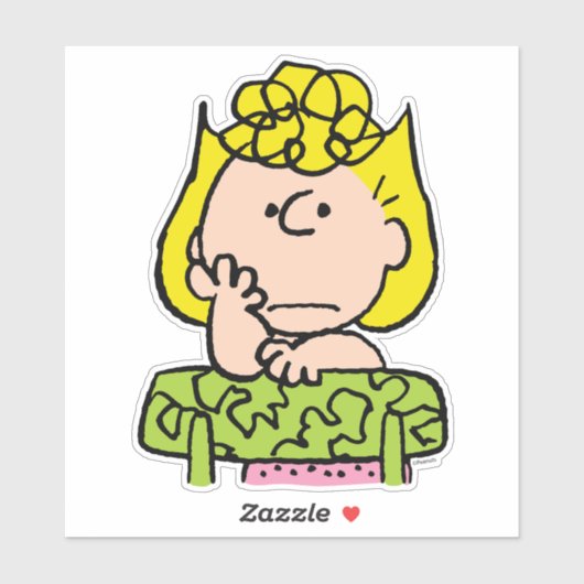 pinda's | Sally Thinking Sticker (Vel)