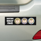 pinda's | Sally's Faces Bumpersticker (Op auto)