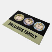 pinda's | Sally's Faces Deurmat (Schuin)