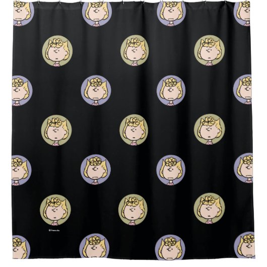 pinda's | Sally's Faces Douchegordijn (Voorkant)