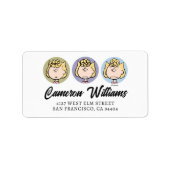 pinda's | Sally's Faces Etiket (Voorkant)