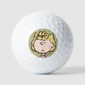pinda's | Sally's Faces Golfballen (Voorkant)