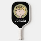 pinda's | Sally's Faces | Jouw namen toevoegen Pickleball Paddle (Achterkant)