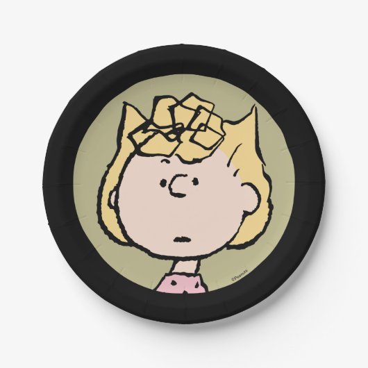 pinda's | Sally's Faces Papieren Bordje (Voorkant)