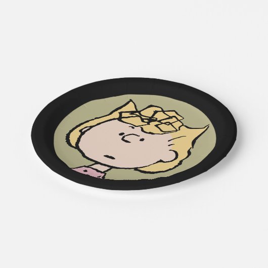 pinda's | Sally's Faces Papieren Bordje (Gekanteld)