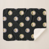 pinda's | Sally's Faces Sherpa Deken (Voorkant (horizontaal))