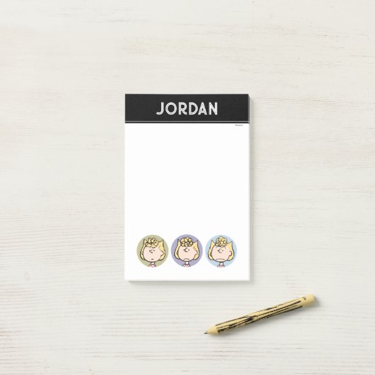 Pinda's | Sally's Gezichten Post-it® Notes (Op bureau)