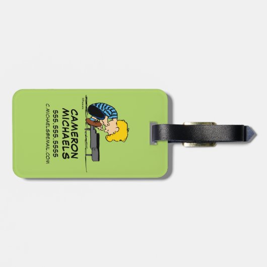 pinda's | Schröder Bagagelabel (Achterkant horizontaal)