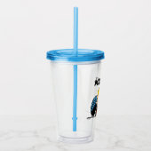 pinda's | Schröder | Jouw namen toevoegen Acryl Drinkbeker (Rechts)