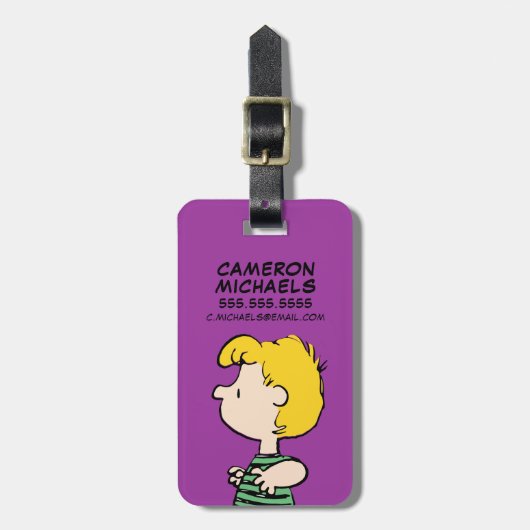 pinda's | Schröder van Piano Bagagelabel (Voorkant verticaal)