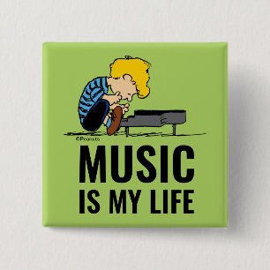 pinda's Schröder Vierkante Button 5,1 Cm