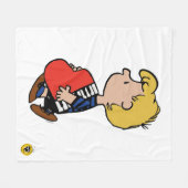 pinda's | Schroeder Traveling Piano Fleece Deken (Voorkant (Horizontaal))