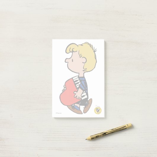 pinda's | Schroeder Traveling Piano Post-it® Notes (Op bureau)