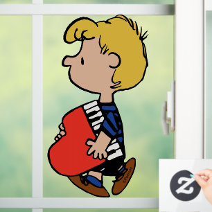 pinda's Schroeder Traveling Piano Raamsticker