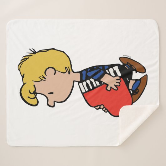 pinda's | Schroeder Traveling Piano Sherpa Deken (Voorkant (horizontaal))