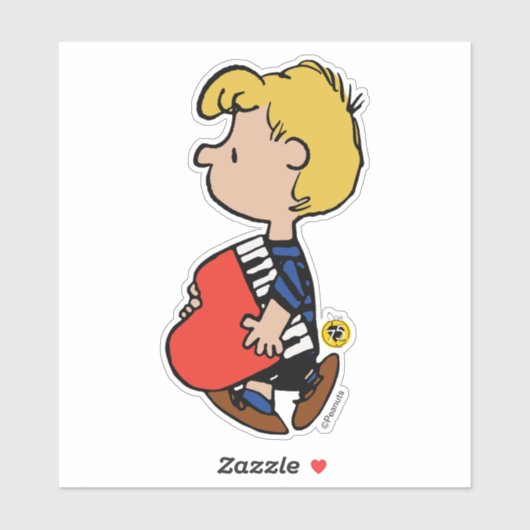 pinda's | Schroeder Traveling Piano Sticker (Vel)