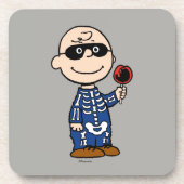 pinda's | Skeleton Charlie Brown Bier Onderzetter (Voorkant)