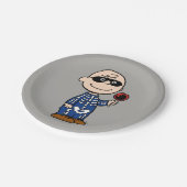 pinda's | Skeleton Charlie Brown Papieren Bordje (Gekanteld)
