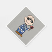 pinda's | Skeleton Charlie Brown Servet (Hoek)