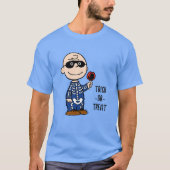 pinda's | Skeleton Charlie Brown T-shirt (Voorkant)