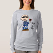 pinda's | Skeleton Charlie Brown T-shirt (Voorkant)